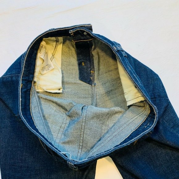 Levi's Signature Mid Rise Boot Cut Jeans Women 12 S/C (36x29.5) Stretch Dark NEW - Picture 9 of 12